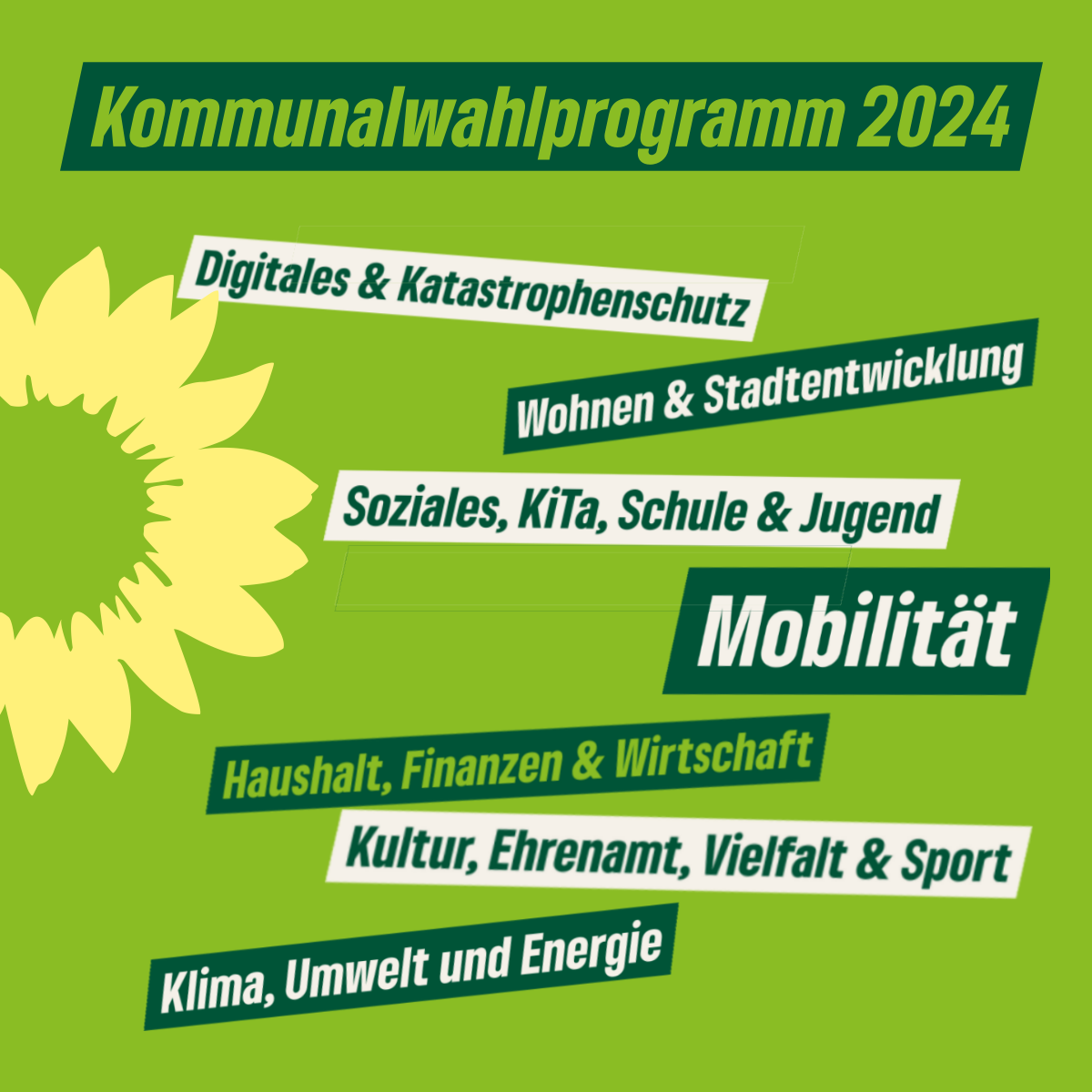 Grüne Trier Auszüge aus dem Kommunalwahlprogramm 2024 Das